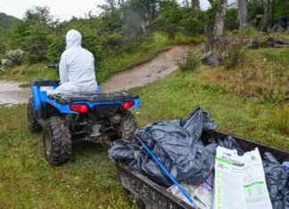 El INFUETUR e Instituciones locales realizaron una jornada de limpieza