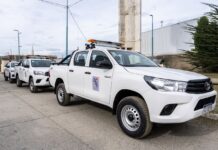 El Gobierno Provincial incorporó cuatro nuevas camionetas para la Dirección Provincial de Energía