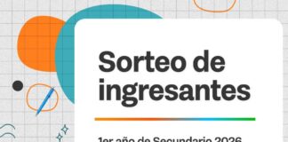 Educación informa los Colegios Secundarios con vacantes disponibles para el Sorteo de ingresantes a 1° año