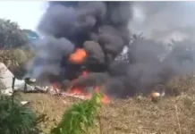 Decenas de heridos tras accidentarse un avión de la Fuerza Aérea de Colombia