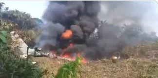 Decenas de heridos tras accidentarse un avión de la Fuerza Aérea de Colombia