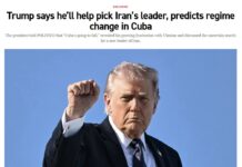 Trump vaticina que “CUBA VA A CAER”