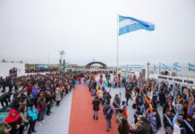 Río Grande vivió el acto central por el Día del Veterano y de los Caídos en la Guerra de Malvinas