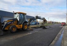 Continúan los trabajos de hormigonado en diferentes sectores de la ciudad