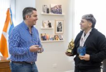 El Intendente mantuvo un encuentro con el deportista Thiago Martínez
