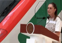 Sheinbaum inaugura el tren Felipe Ángeles, que conecta con el AIFA