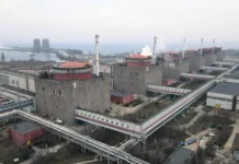 Los daños en la central nuclear de Zaporozhie coinciden con los efectos del impacto de un dron