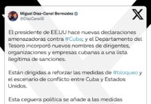 “CEGUERA POLÍTICA”: Díaz-Canel denuncia las amenazas de Trump y las nuevas sanciones de EE.UU.