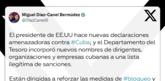 “CEGUERA POLÍTICA”: Díaz-Canel denuncia las amenazas de Trump y las nuevas sanciones de EE.UU.