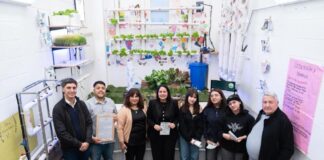 La concejal Arce declaró de interes el proyecto de hidroponia del Colegio Haspen