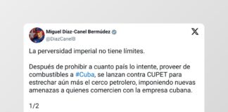 Díaz-Canel tras la nueva arremetida de EE.UU.: “Estamos asistiendo al renacimiento del fascismo”