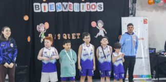 Más de 80 niños participaron de un encuentro provincial de Básquet