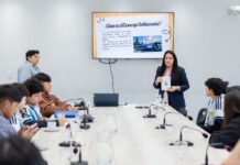 La concejal Arce recibió a estudiantes del Colegio Alicia Moreau de Justo