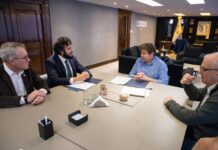 Tierra del Fuego y Uvas del Valle S.A. evalúan la factibilidad de un proyecto de piscicultura en la provincia