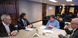 Tierra del Fuego y Uvas del Valle S.A. evalúan la factibilidad de un proyecto de piscicultura en la provincia