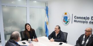 Zamora recibió a integrantes de la Agrupación TF-1 de ex Trabajadores de YPF