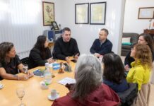 Perez recibió a jubilados municipales