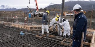 La nueva usina de Ushuaia avanza con trabajos simultáneos y se prepara para una nueva etapa