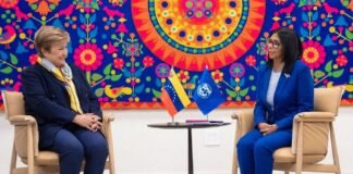 Delcy Rodríguez se reúne con el FMI y acuerdan abrir una oficina en Caracas