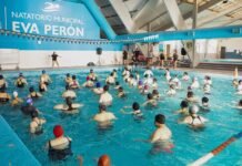 El Aquagym reunió a más de 160 vecinos