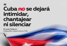 Cuba desafía a EE.UU.: “No nos dejaremos intimidar”