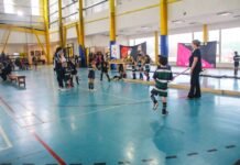 Más de 140 niños participaron de un encuentro de hockey en Tolhuin