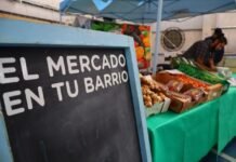 “El Mercado en tu Barrio” estará hasta las 20hs