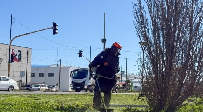 Río Grande renueva sus espacios verdes para el verano
